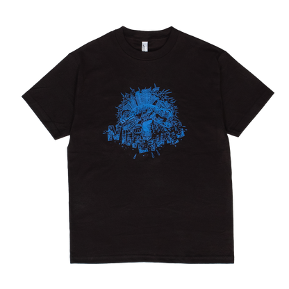 Ninetimes City Smash Tee - Black/Blue