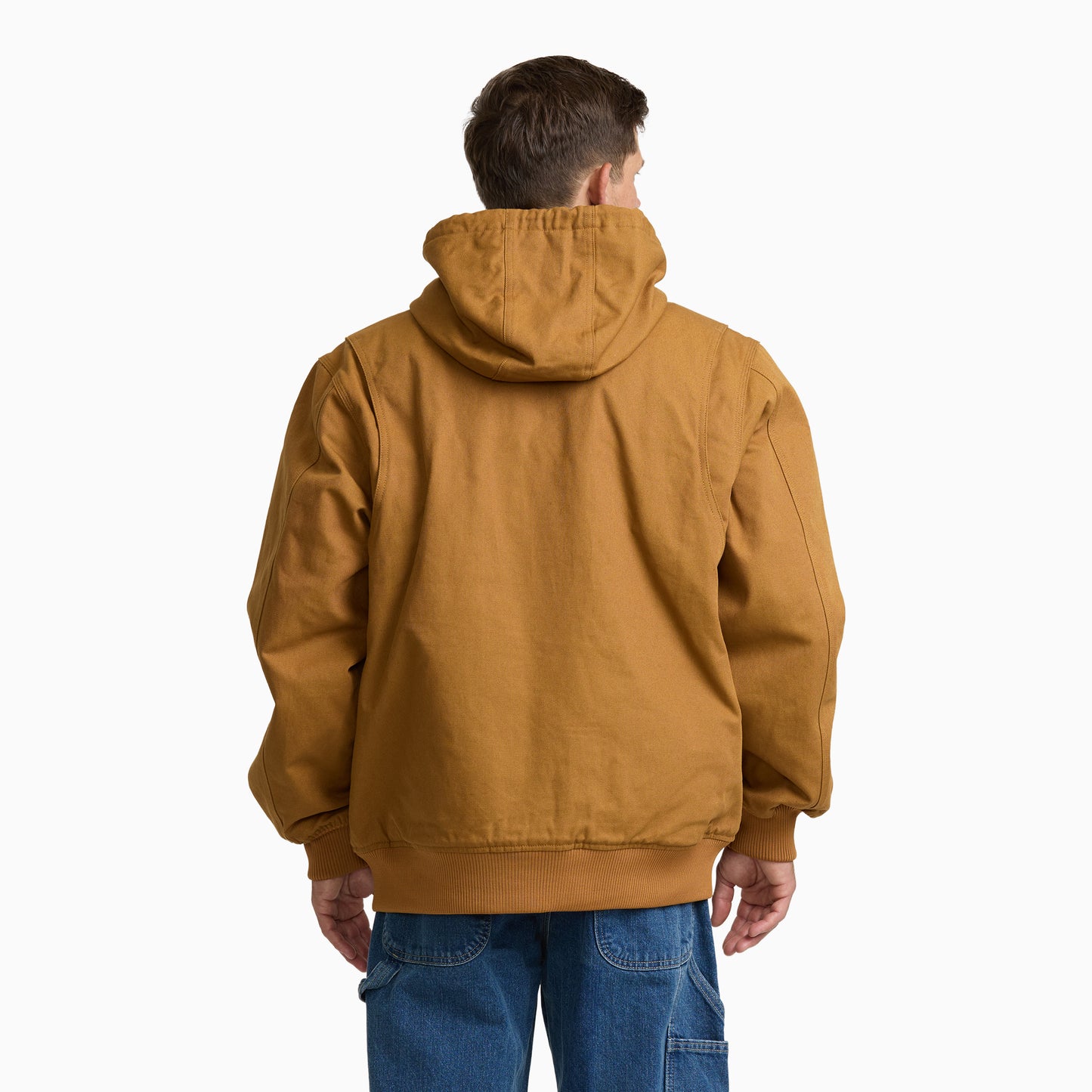 Dickies Hooded Duck Bomber Jacket - Brown Duck