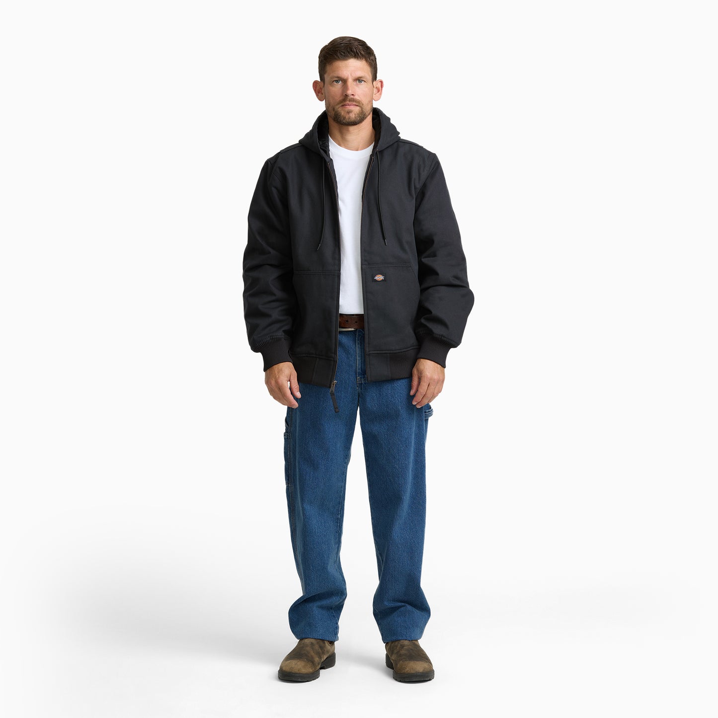 Dickies Hooded Duck Bomber Jacket - Black