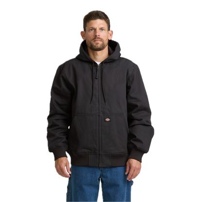 Dickies Hooded Duck Bomber Jacket - Black