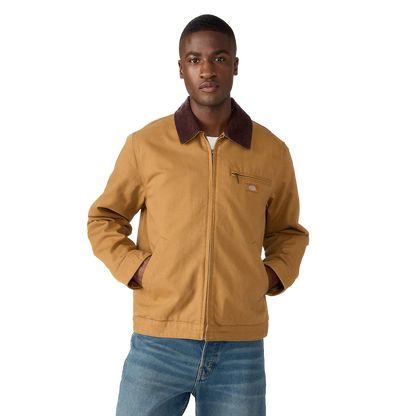 Dickies Blanket Lined Duck Canvas Jacket - Brown Duck