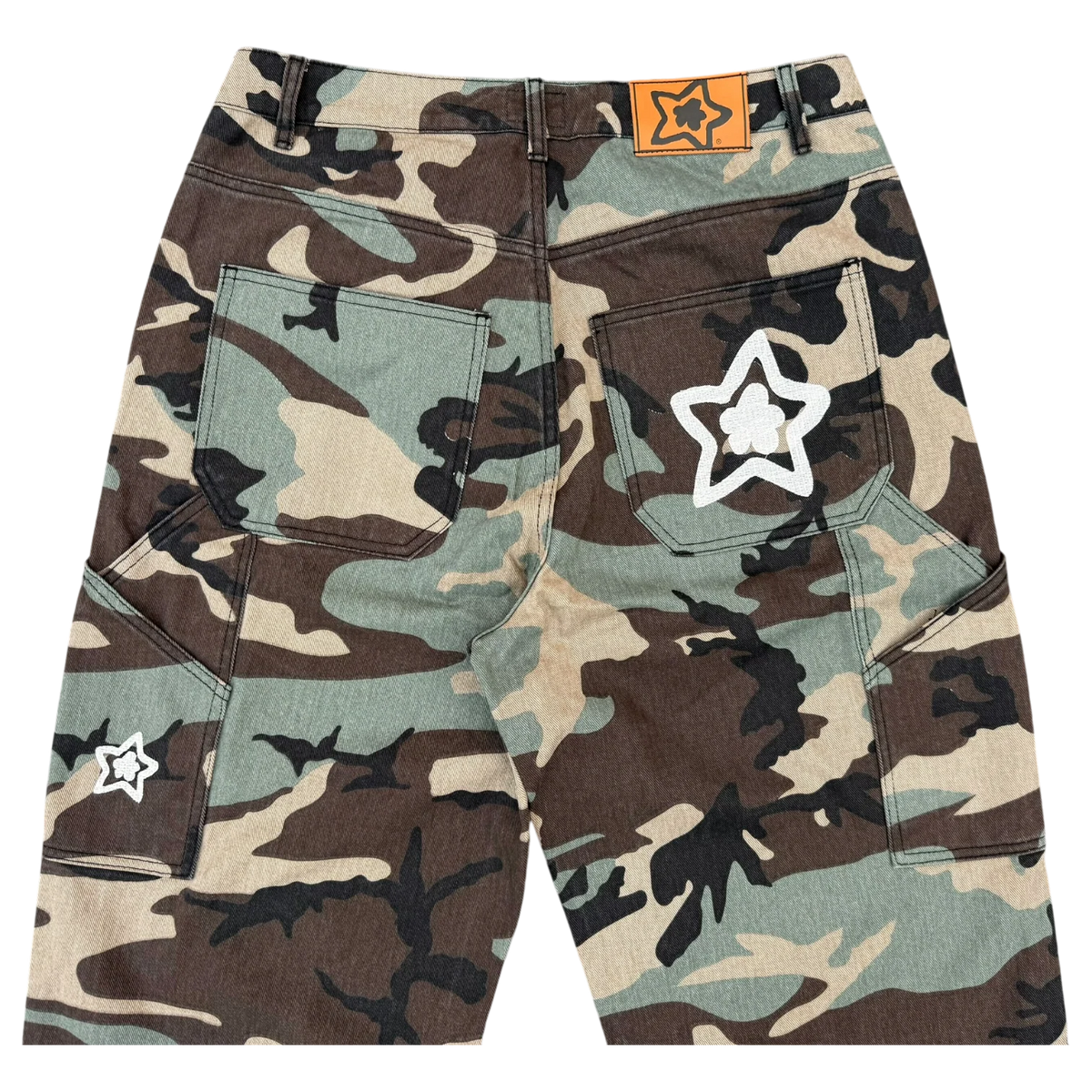 Star Team Carpenter Star Jeans - Blue Woodland Camo