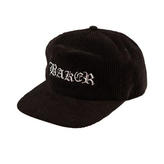 Baker Old E Snapback - Black Corduroy