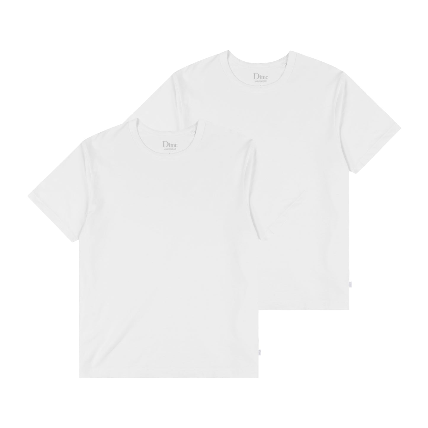 Dime Dime 2 Pack Tees - White