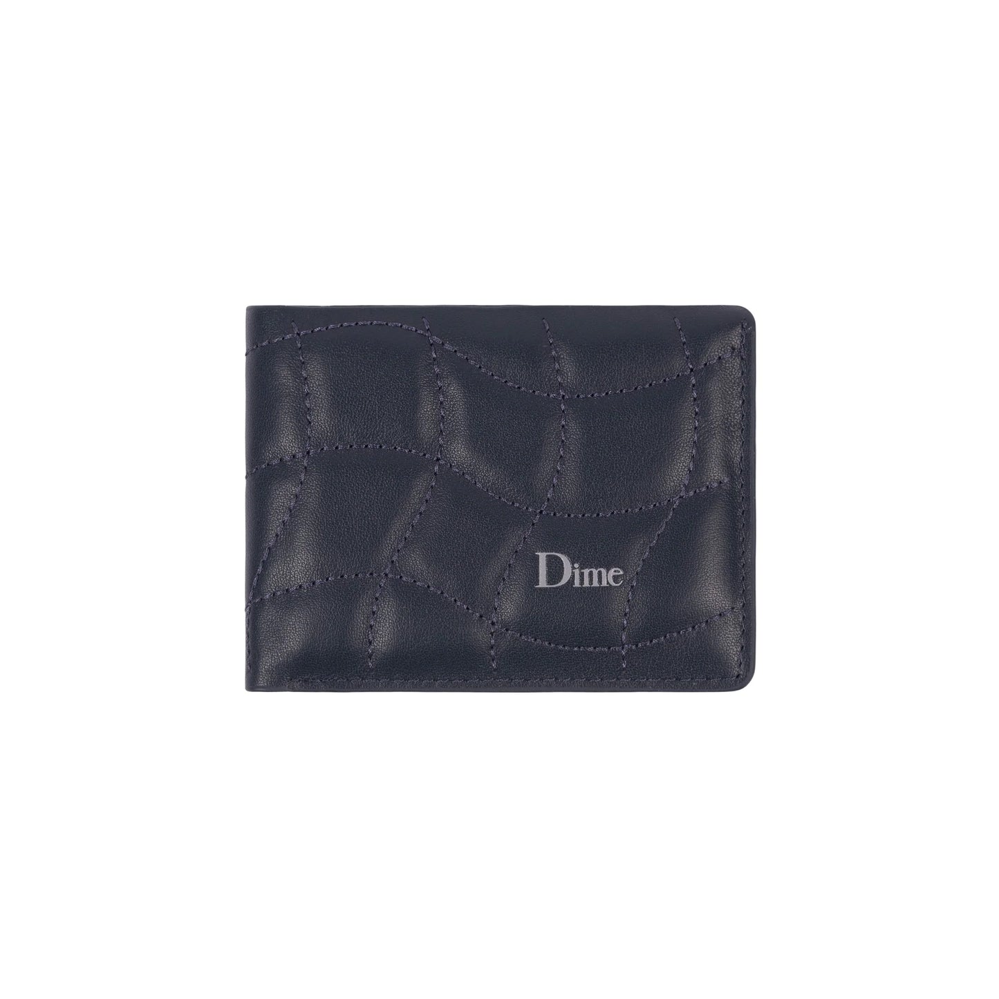 Dime Quilted Bifold Wallet - Dark Blue