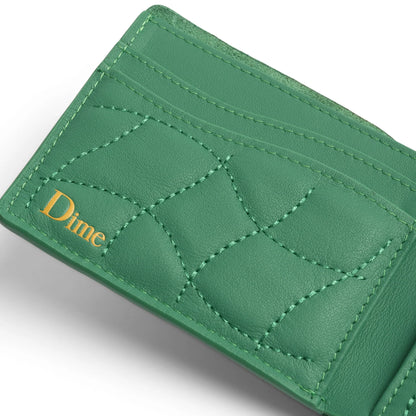 Dime Quilted Bifold Wallet - Grass