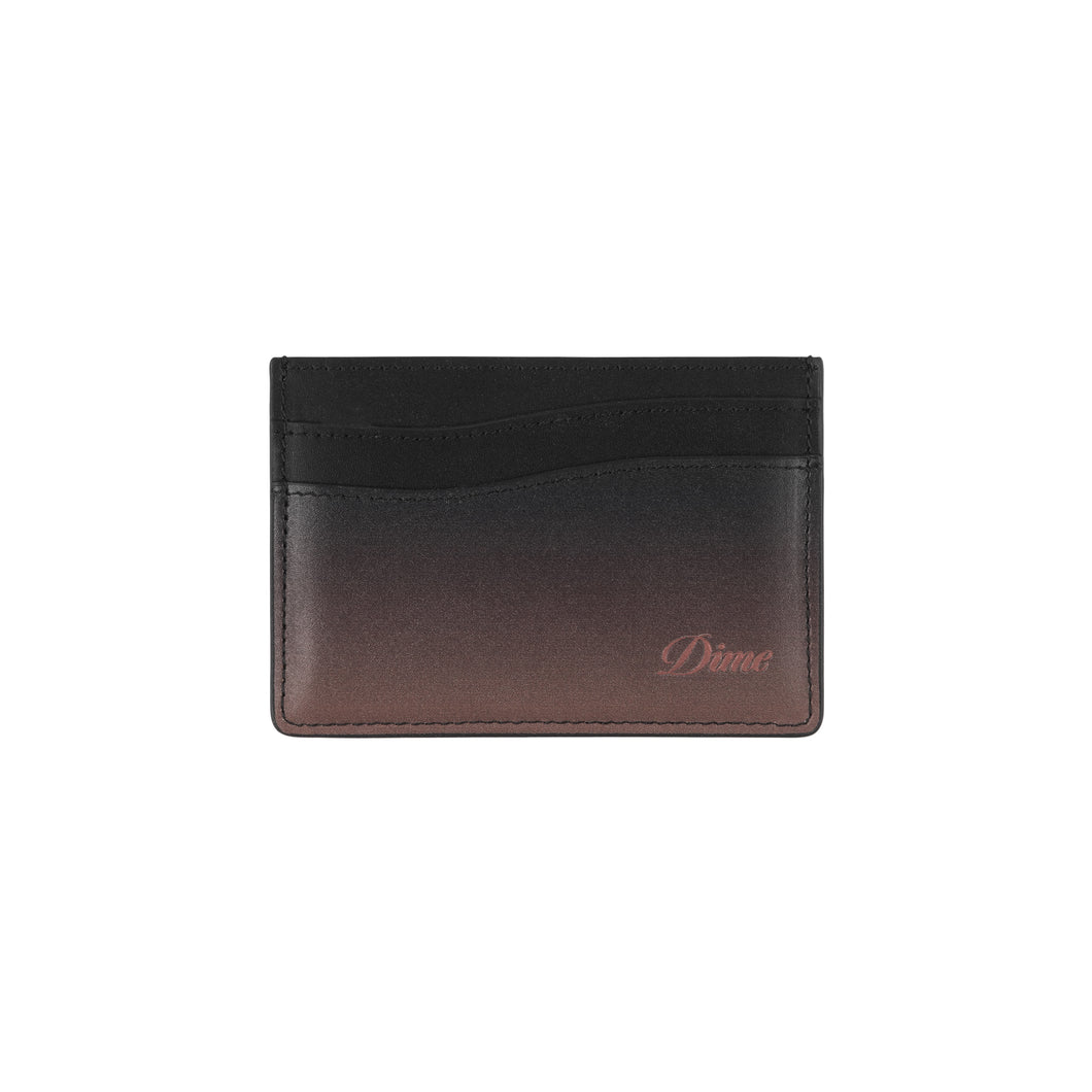 Dime Cursive Gradient Cardholder - Copper