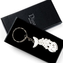 Load image into Gallery viewer, Dime Bones Keychain - Silver