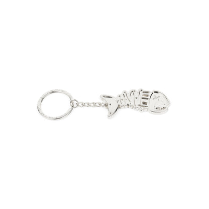 Dime Bones Keychain - Silver