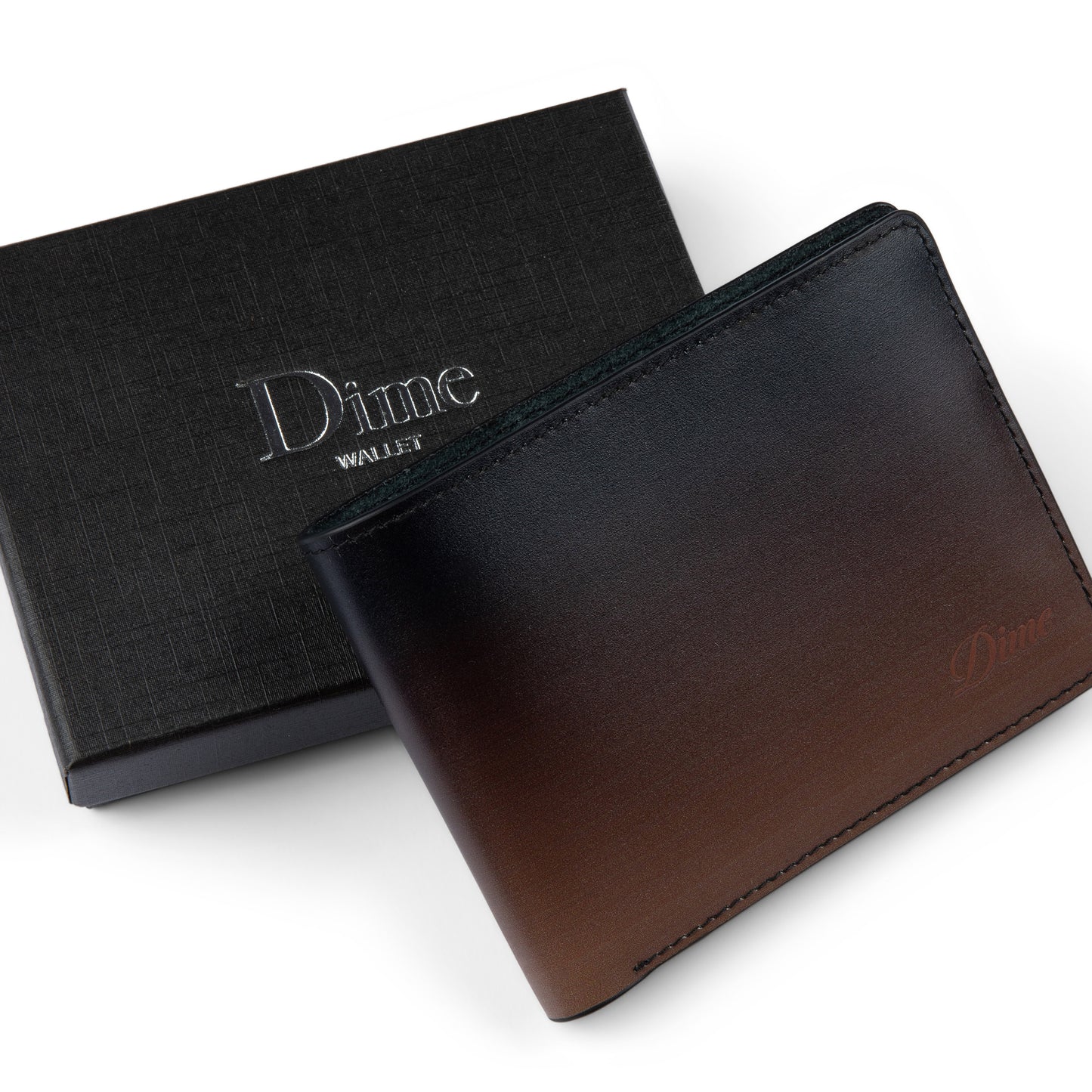 Dime Cursive Gradient Wallet - Copper