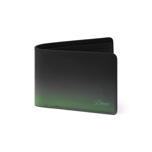 Dime Cursive Gradient Wallet - Green