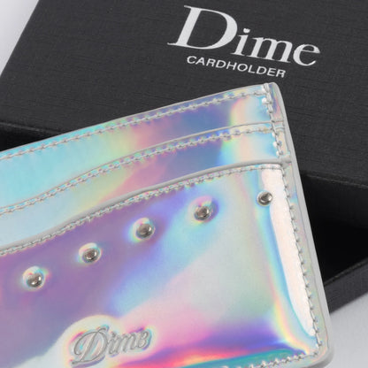 Dime Studded Cardholder - Holographic