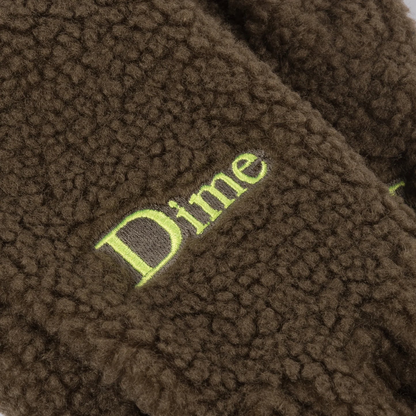 Dime Classic Polar Fleece Gloves - Military Brown