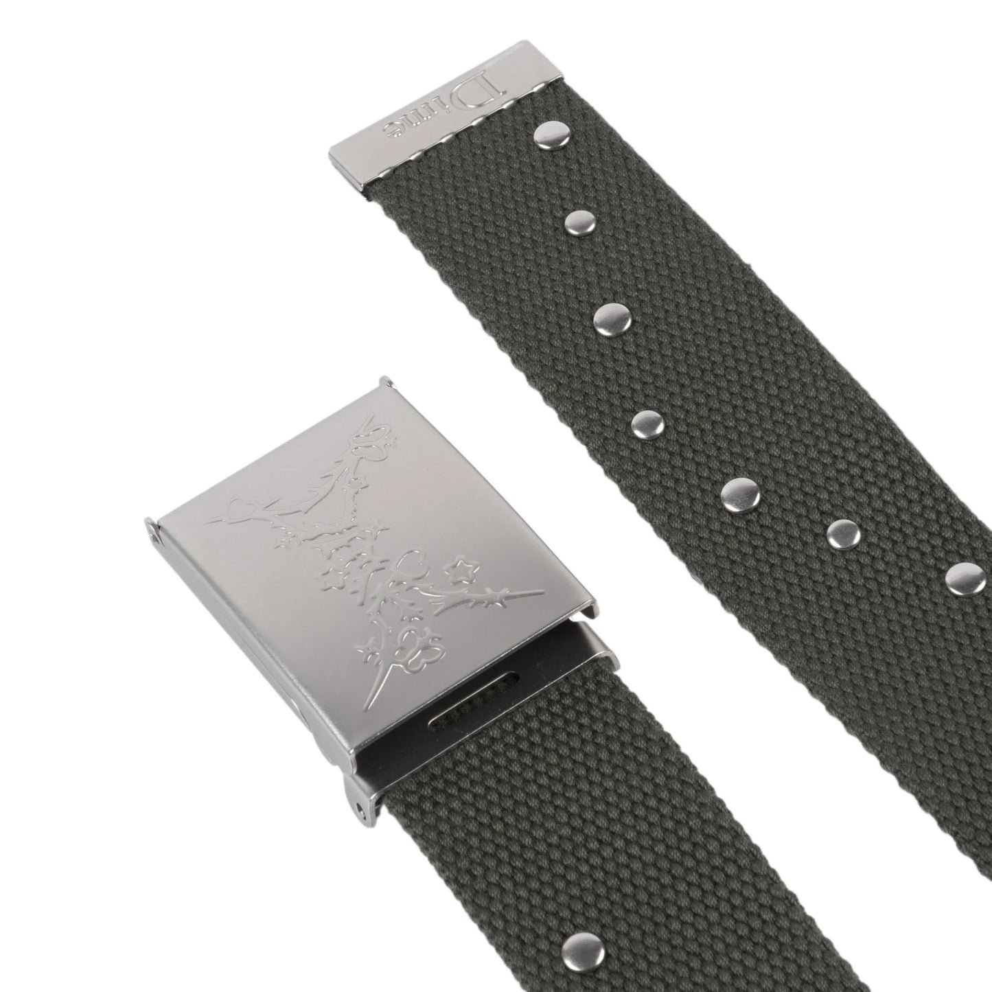 Dime Studded Headbanger Belt - Army