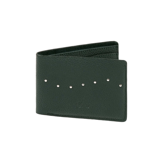 Dime Studded Bifold Wallet - Forest