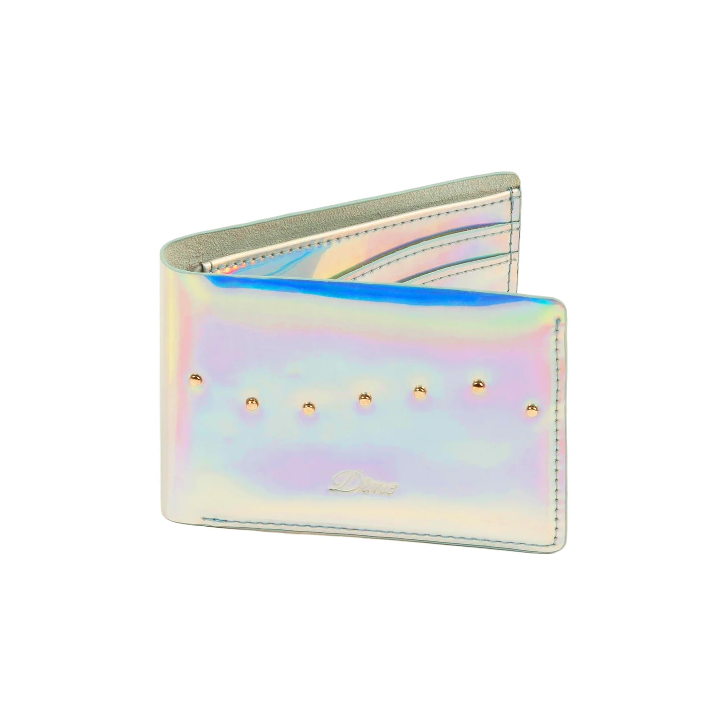 Dime Studded Bifold Wallet - Holographic