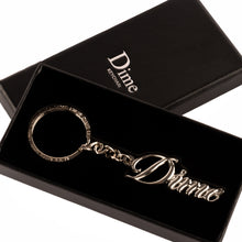 Load image into Gallery viewer, Dime Cursive Keychain - Silver
