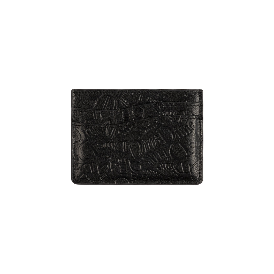 Dime Haha Leather Cardholder - Black