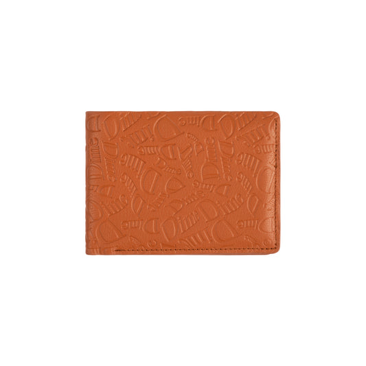 Dime Haha Leather Wallet - Almond