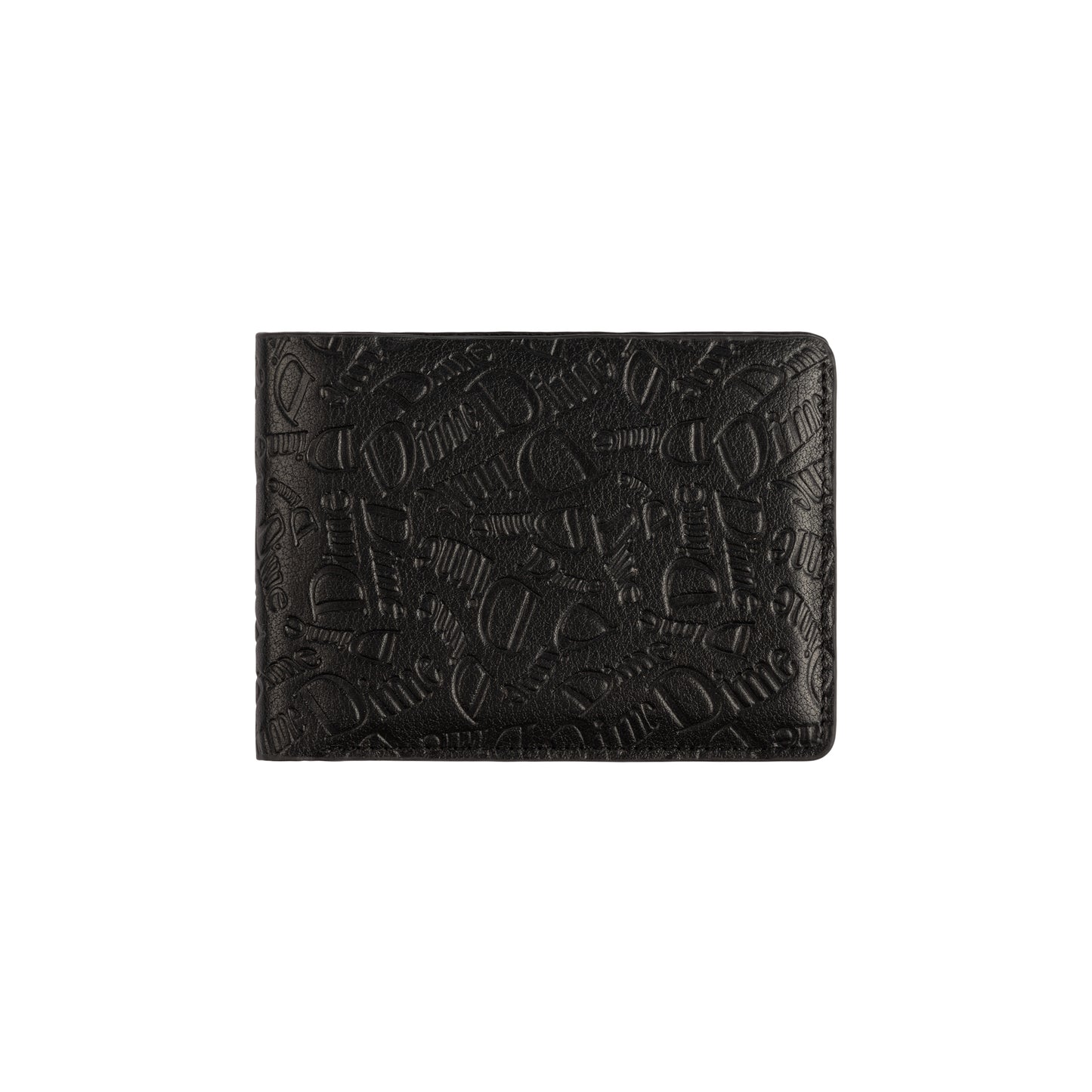 Dime Haha Leather Wallet - Black