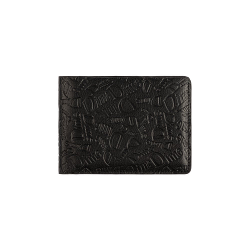 Dime Haha Leather Wallet - Black