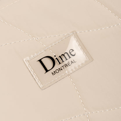 Dime Quilted Tote Bag - Tan