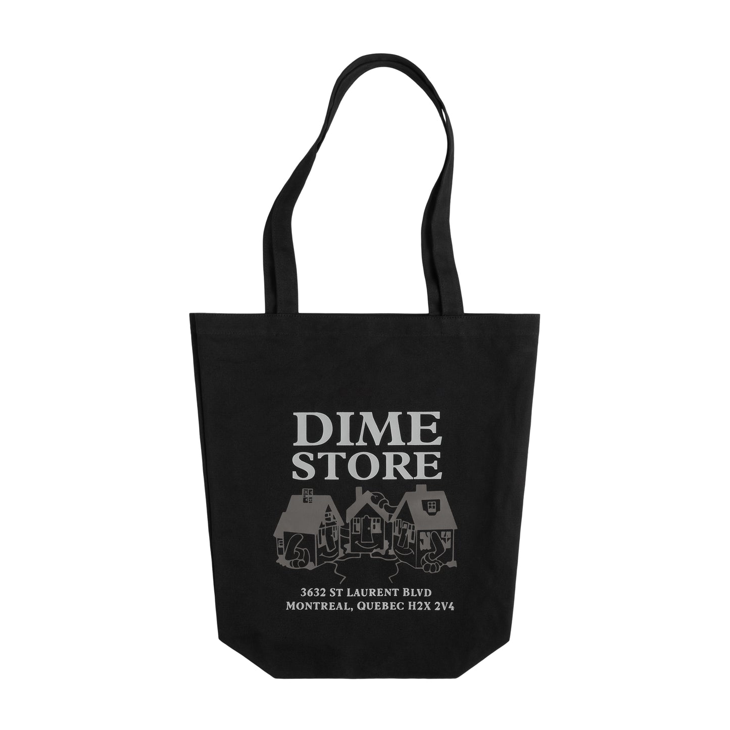 Dime Skateshop Tote Bag - Black