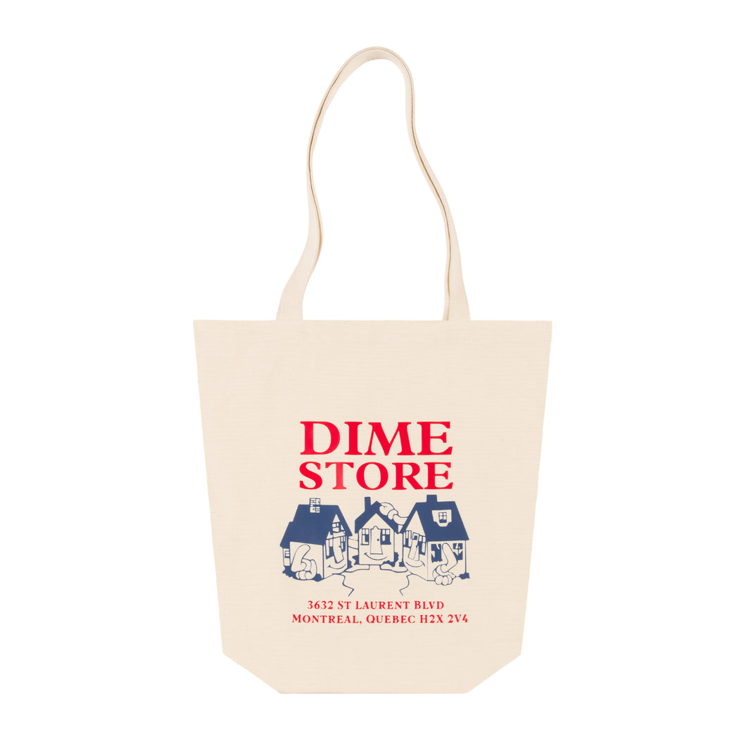 Dime Skateshop Tote Bag - Off White