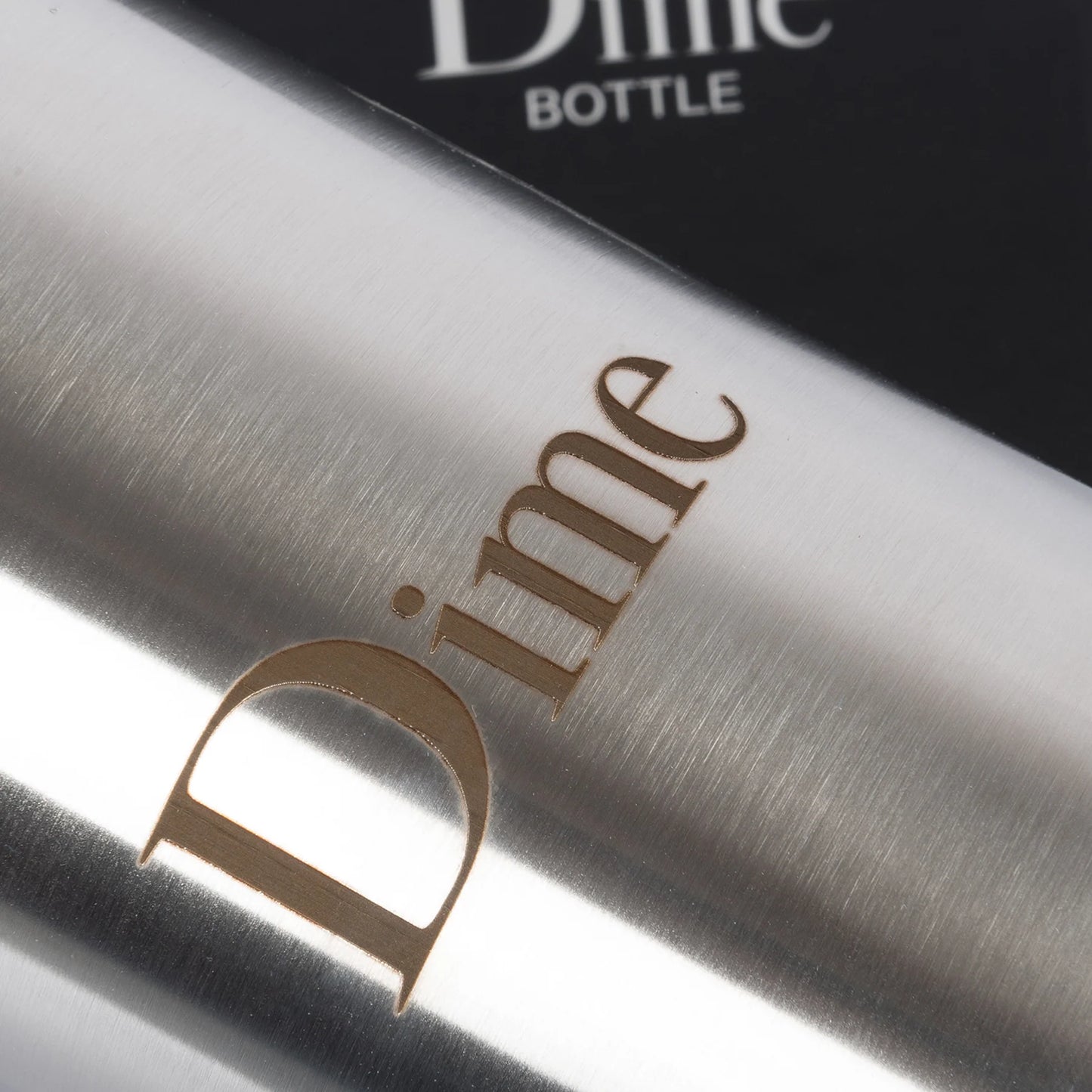 Dime Water Bottle - Silver