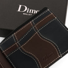 Load image into Gallery viewer, Dime Wave Leather Wallet - Black