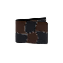 Load image into Gallery viewer, Dime Wave Leather Wallet - Black