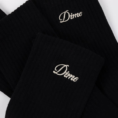 Dime Two Pack Crew Socks - Black