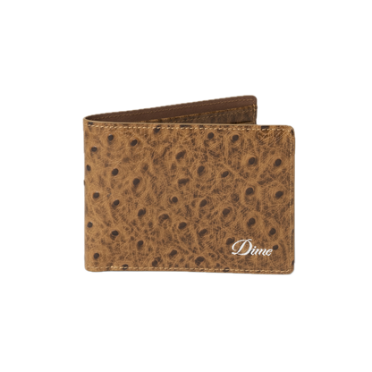 Dime Fauxstrich Wallet - Coffee