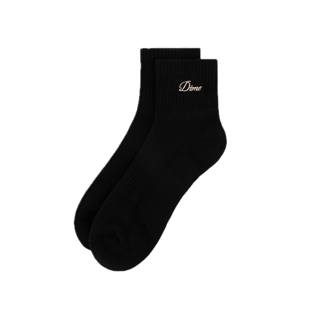 Dime Two Pack Ankle Socks - Black