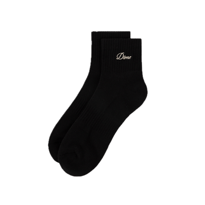 Dime Two Pack Ankle Socks - Black
