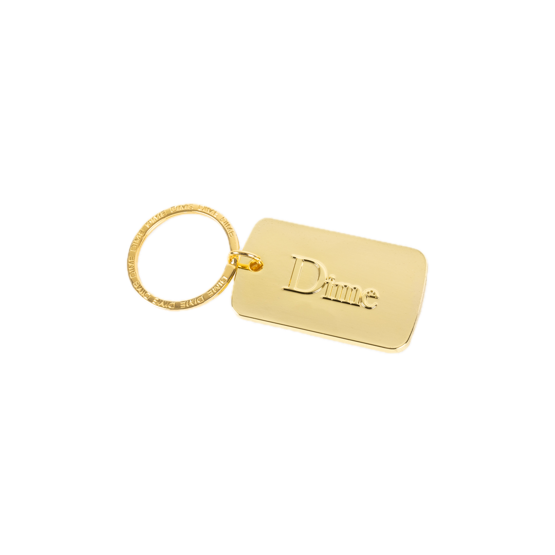 Dime Classic Keychain - Gold