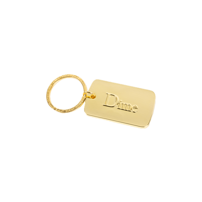 Dime Classic Keychain - Gold