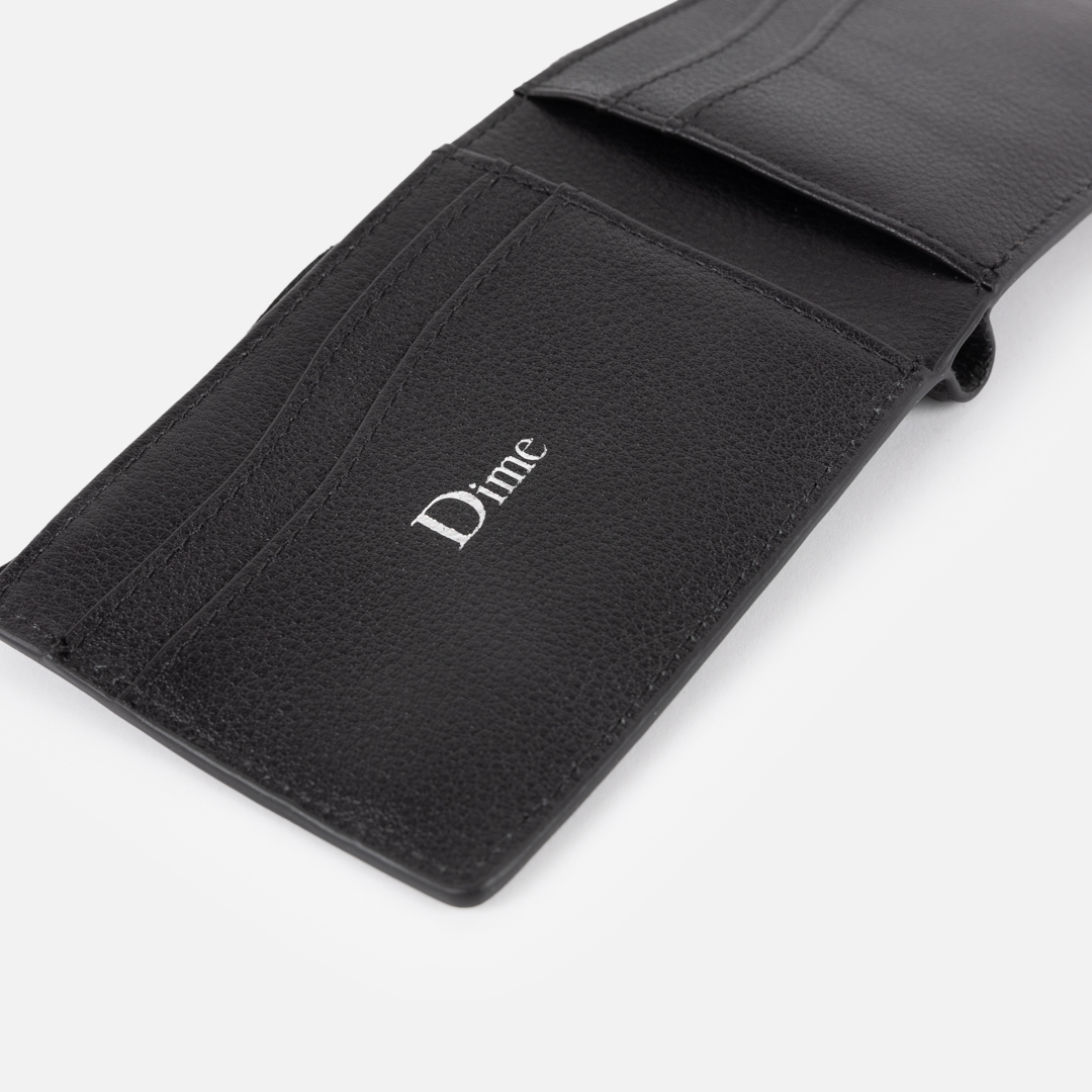 Dime Classic Leather Wallet - Black