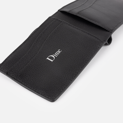 Dime Classic Leather Wallet - Black