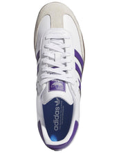 Load image into Gallery viewer, Adidas Samba ADV - White/Purple/Gold