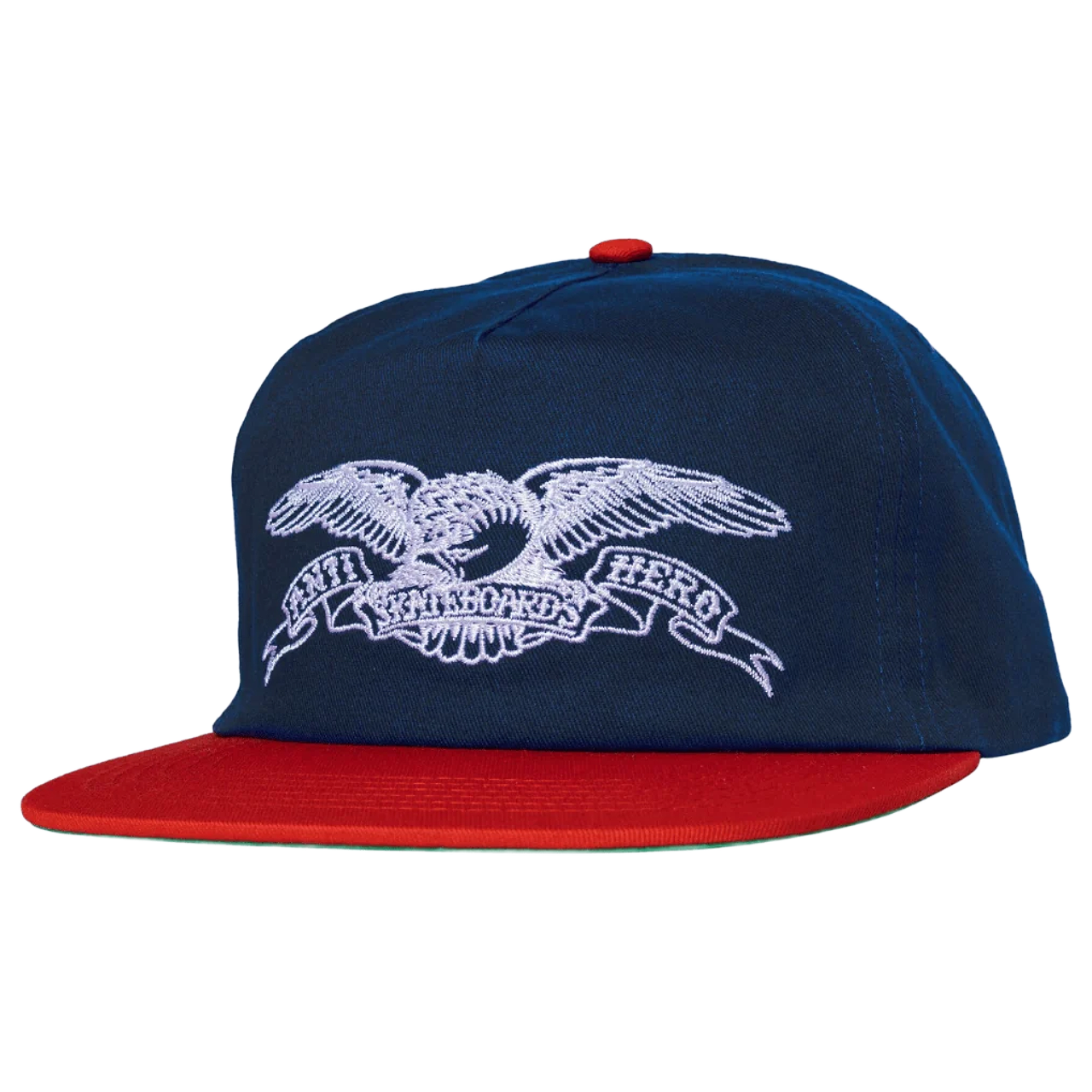 Antihero Basic Eagle Snapback - Navy/Red