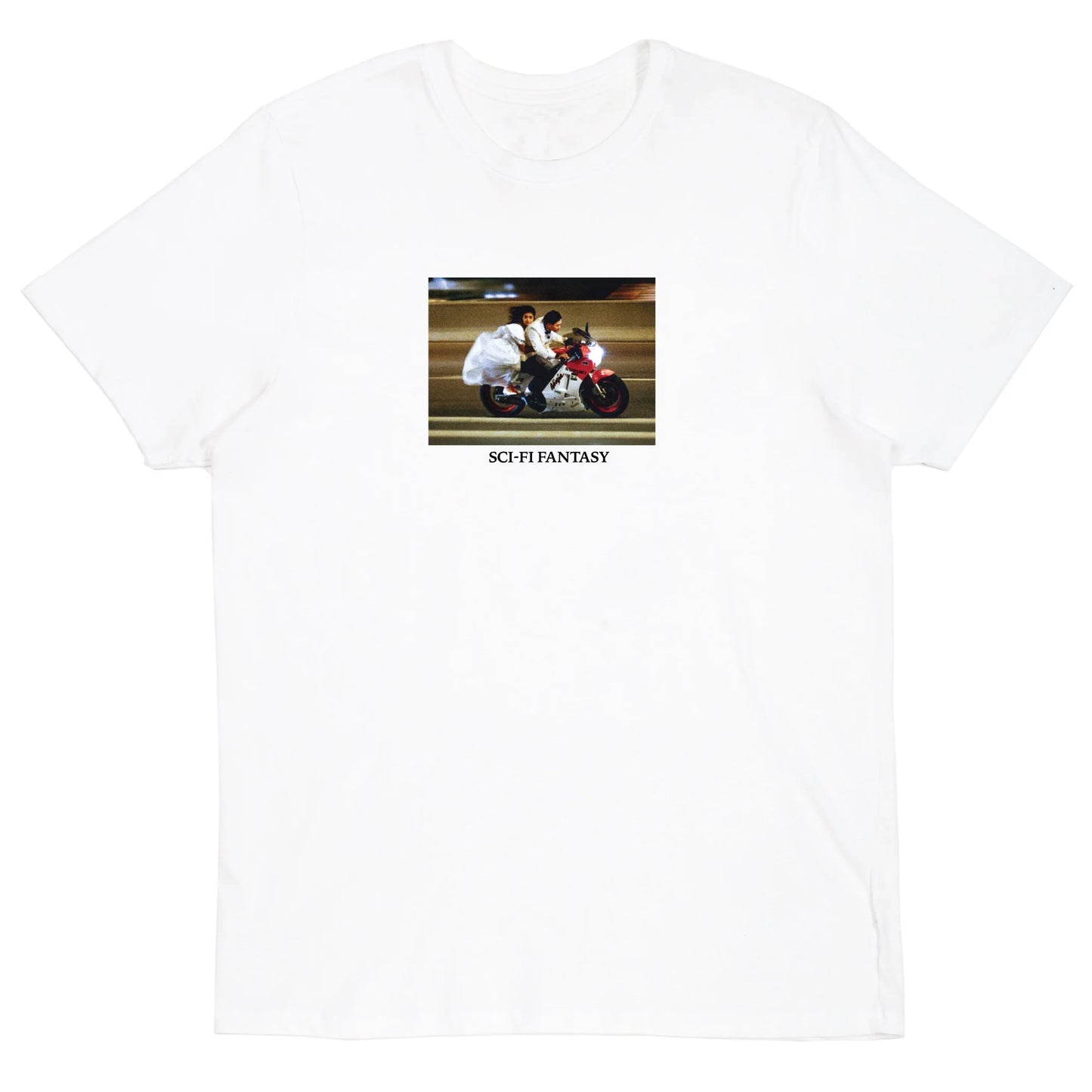 Sci-Fi Fantasy A Moment Of Romance Tee - White