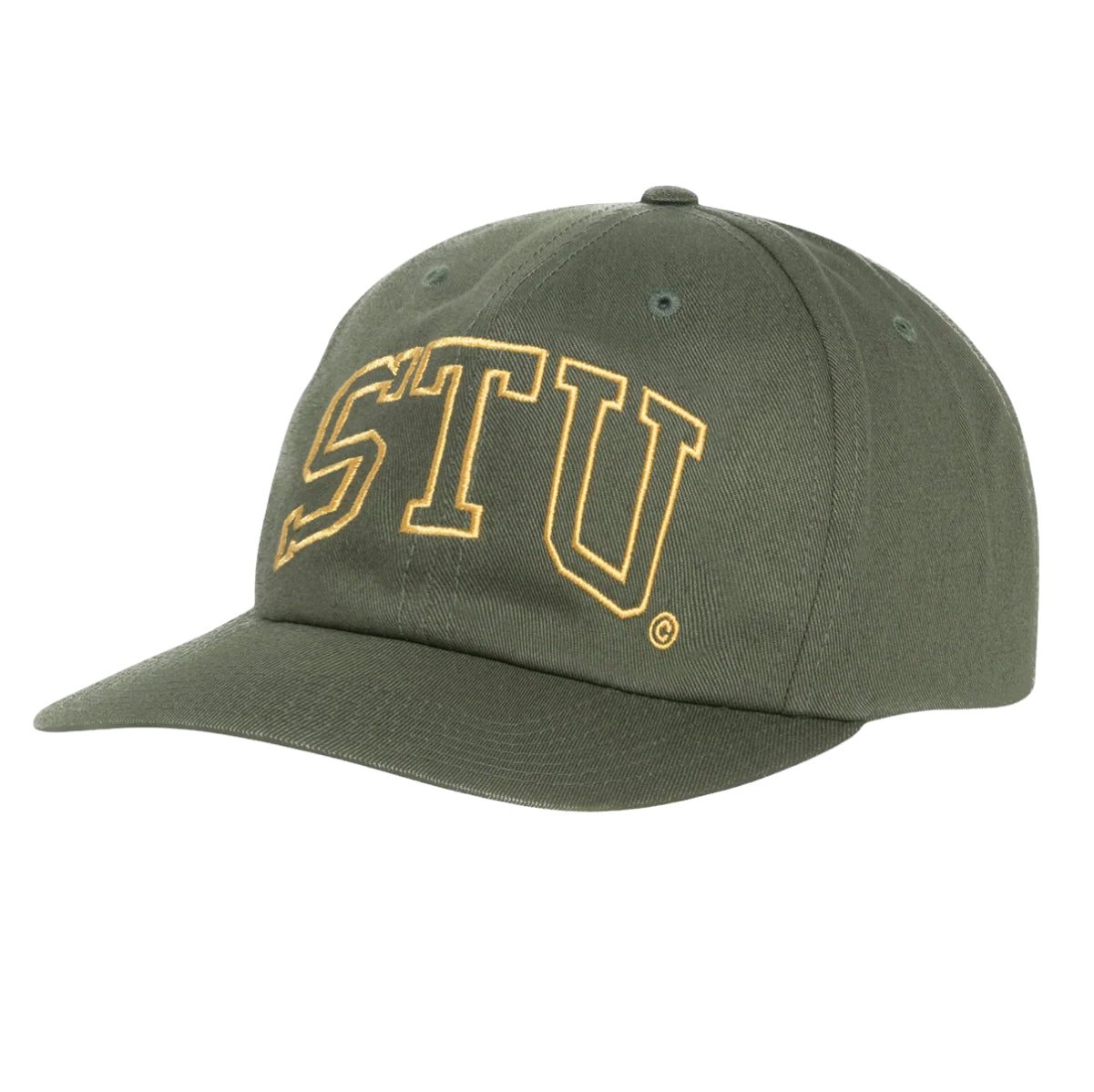 Stussy Stu Arch Strapback Cap - Olive