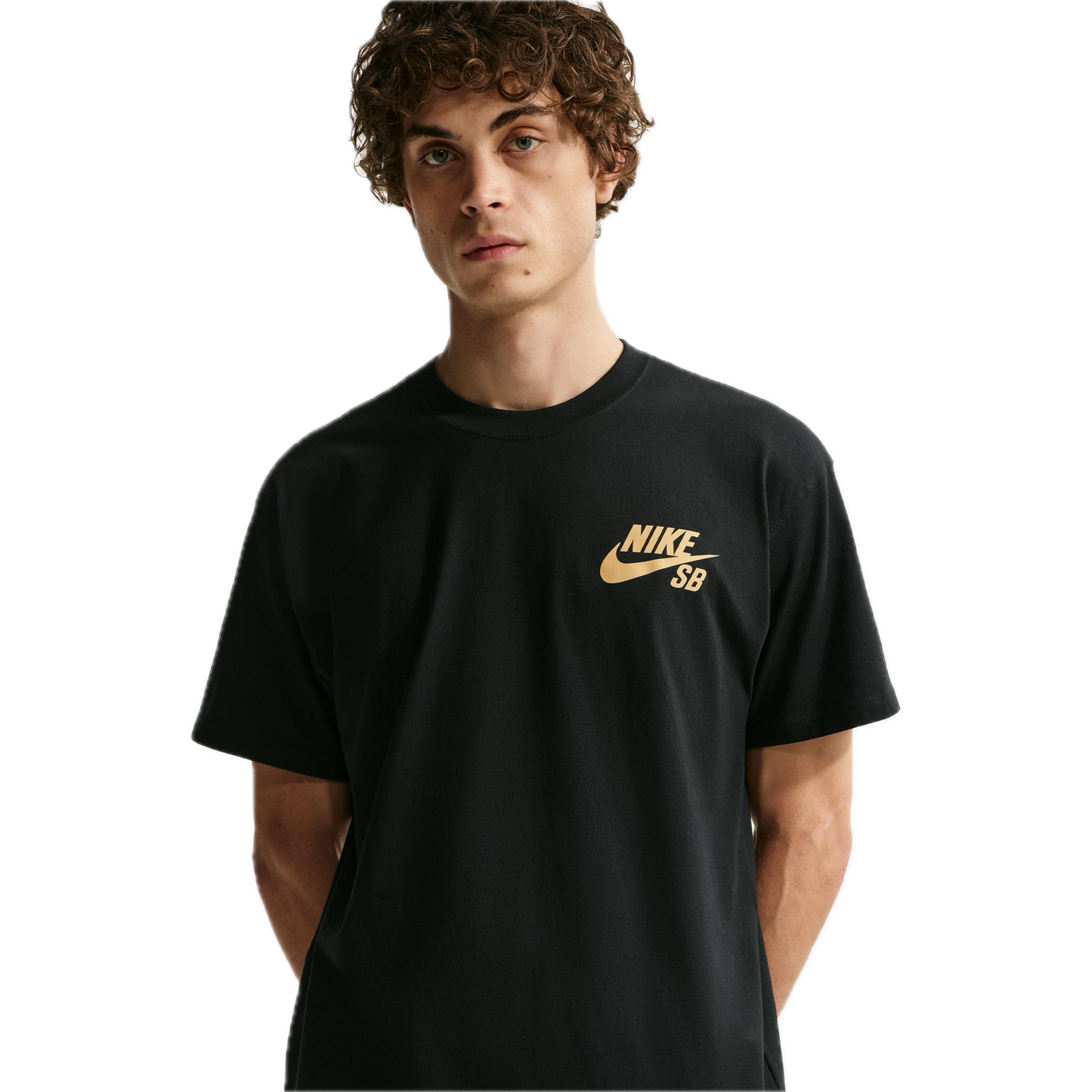 Nike SB Small Logo Tee - Black/Tan