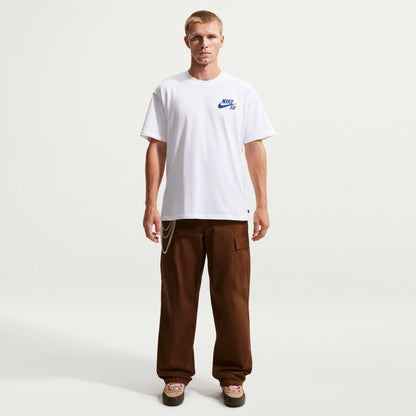 Nike SB Small Logo Tee - White/Game Royal