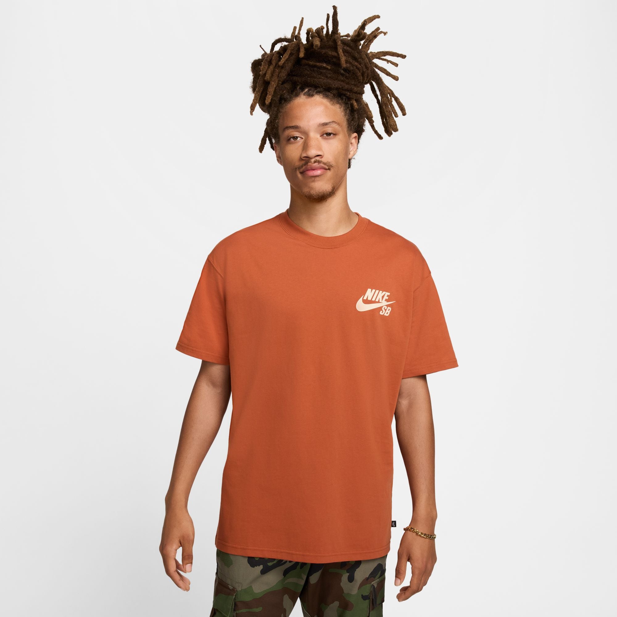 Nike SB Small Logo Tee Dark Russet Ninetimes Skateshop