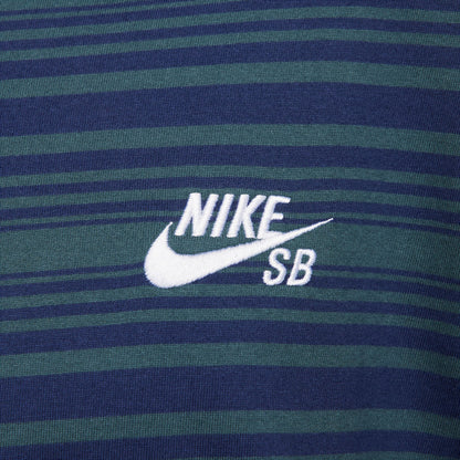 Nike SB Striped Longsleeve - Midnight Navy/Deep Jungle