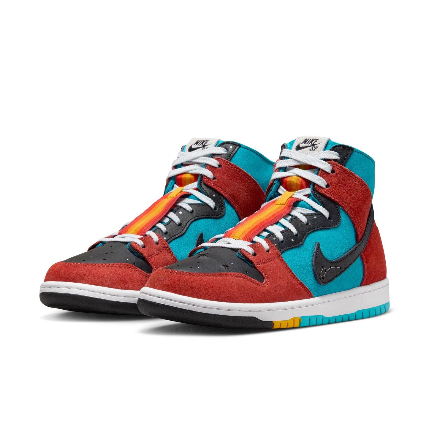 Nike SB Dunk High Decon - Turquoise Blue/Black/Rugged Orange