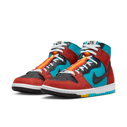 Nike SB Dunk High Decon - Turquoise Blue/Black/Rugged Orange