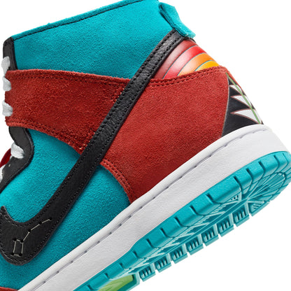 Nike SB Dunk High Decon - Turquoise Blue/Black/Rugged Orange